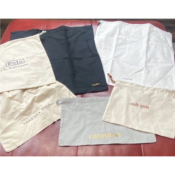Polo Ralph Lauren Handbags - Ralph Lauren and Designer Dust Bags Collection - Black, White, Cream 6 units